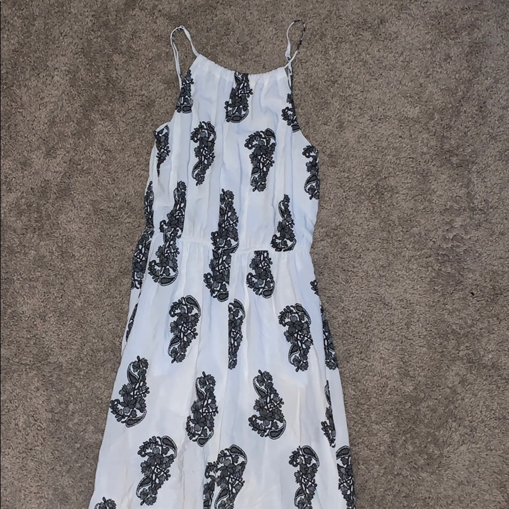 White And Black Jumpsuit